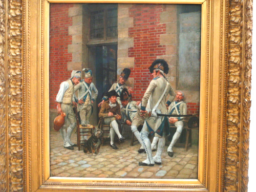 Ernest Meissonnier ,1874, 'Das Portrat des Sergeanten'.